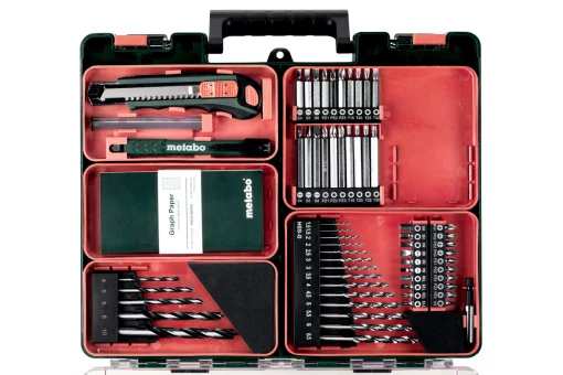 Шурупокрут-дриль акумуляторний Metabo PowerMaxx SB 12 Set 12В 2x2А·год 17·40Нм 0-360·0-1400об/хв 1.1кг