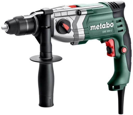 Дриль ударний Metabo SBE 800-2 800Вт ШЗП 1.5-13мм 0-1200·0-3200об/хв 2.3кг