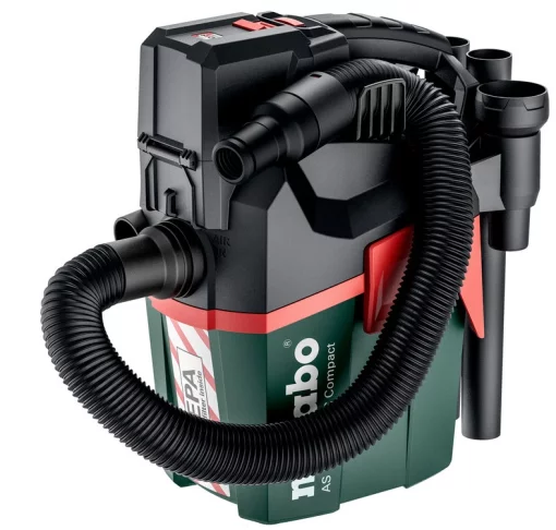 Пилосос акумуляторний Metabo AS 18 HEPA PC COMPACT 18В бак 6л 2100л/хв 3.8кг без АКБ та ЗП