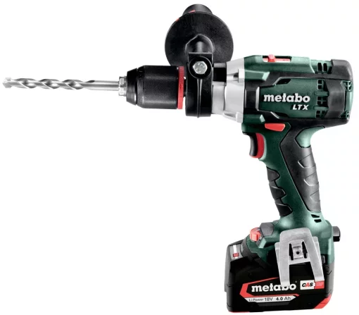 Шурупокрут-дриль ударний акумуляторний Metabo SB 18 LTX Impuls Li-Power 18В акб 2х4А·год 55·110Нм 0-500·0-1700об/хв 1.8кг