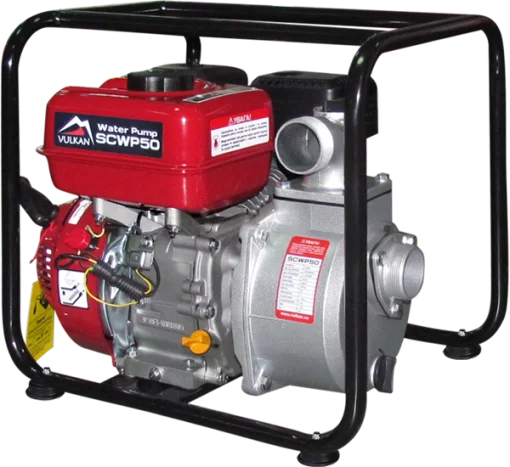 Мотопомпа рукав 50мм, 30м3/год, підйом 25м, чиста вода, SCWP50