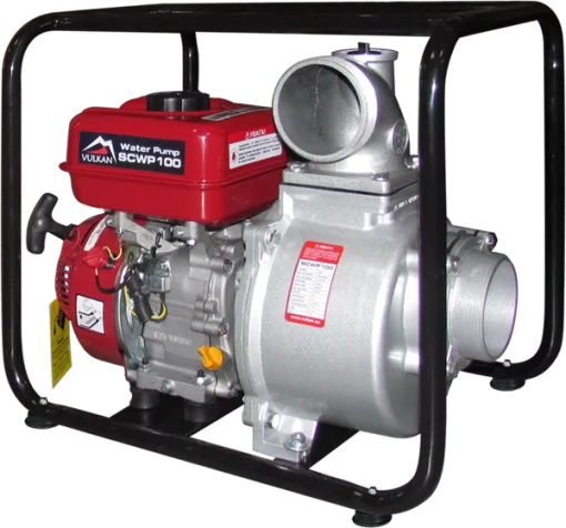 Мотопомпа рукав 100мм, 85м3/год, підйом 30м, чиста вода, SCWP100