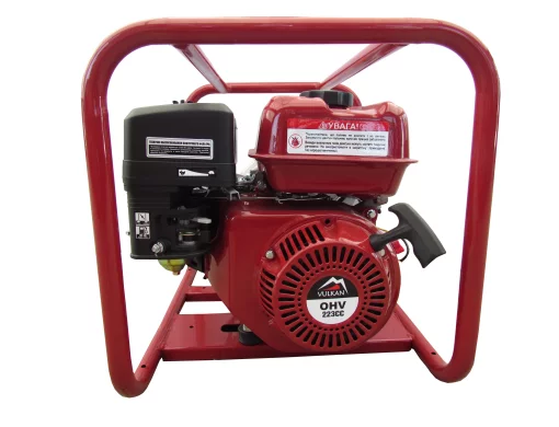 Мотопомпа рукав 75мм, 58м3/год, підйом 26м, брудна вода, SCWT80