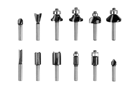 Фрези Verto, хвостовик 6мм, кейс, набір 12шт