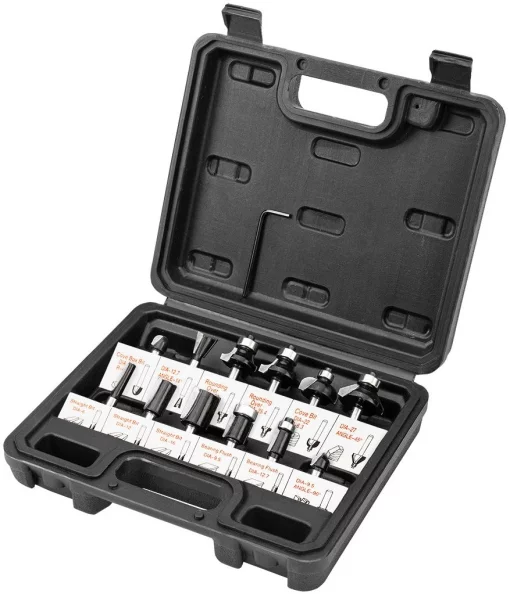 Фрези Verto, хвостовик 6мм, кейс, набір 12шт