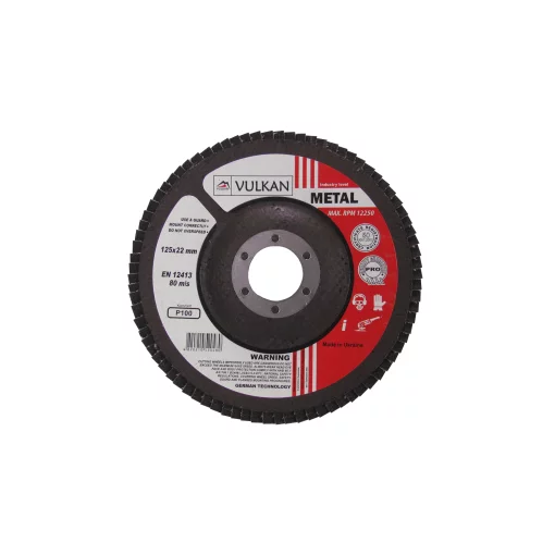 Круг пелюстковий тарілчастий 125*22 Р-100 конич. серії Profi (UA)