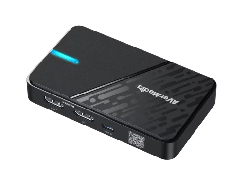 Пристрій захоплення відео AVerMedia GC311G2 StreamLine MINI+, 2160p60(pass-trought), 1080p60(record), чорний