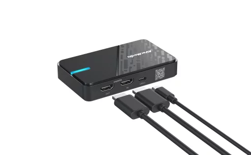 Пристрій захоплення відео AVerMedia GC311G2 StreamLine MINI+, 2160p60(pass-trought), 1080p60(record), чорний