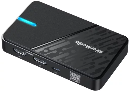 Пристрій захоплення відео AVerMedia GC311G2 StreamLine MINI+, 2160p60(pass-trought), 1080p60(record), чорний