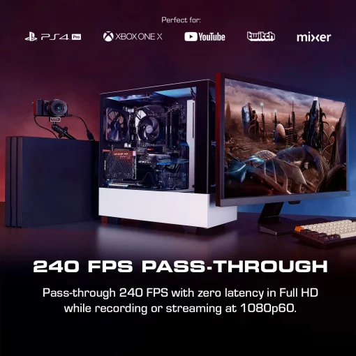 Карта захоплення відео AVerMedia GC570D DUO, 2160p60(pass-through) 1080p60(record), чорний