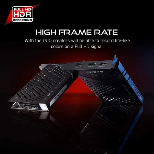 Карта захоплення відео AVerMedia GC570D DUO, 2160p60(pass-through) 1080p60(record), чорний