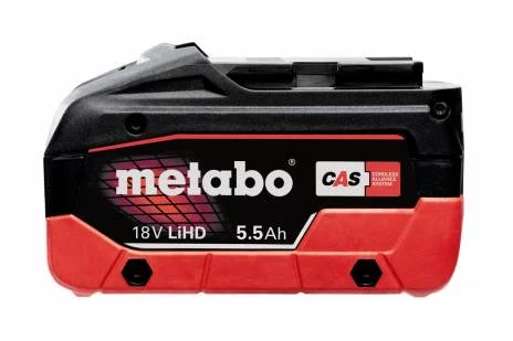 Акумулятор Metabo LIHD 18В 5.5А·год 0.98кг