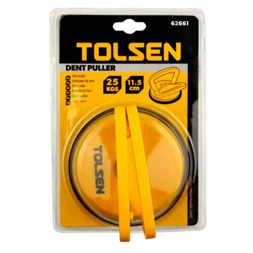 Присоска вакуумна Tolsen, одинарна, пластиковий корпус, D11.5мм, 25кг