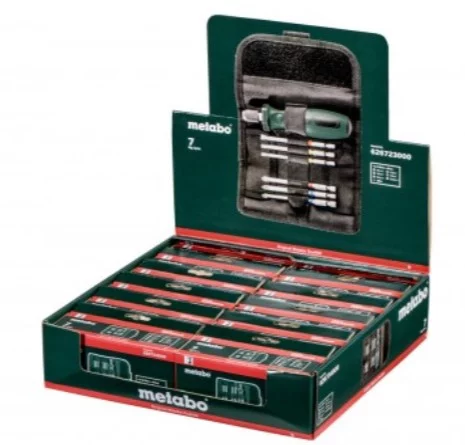 Викрутки Metabo 6 біт, SL,PH,PZ,Torx набір 7шт