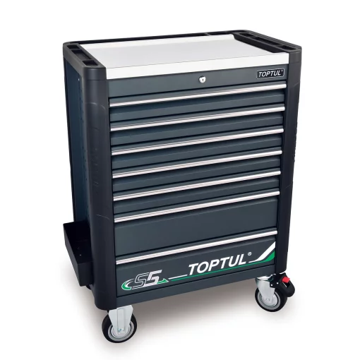 Візок з інструментом (BUMPER SERIES) 7 секцій 340ед. сірий TOPTUL GE-34029
