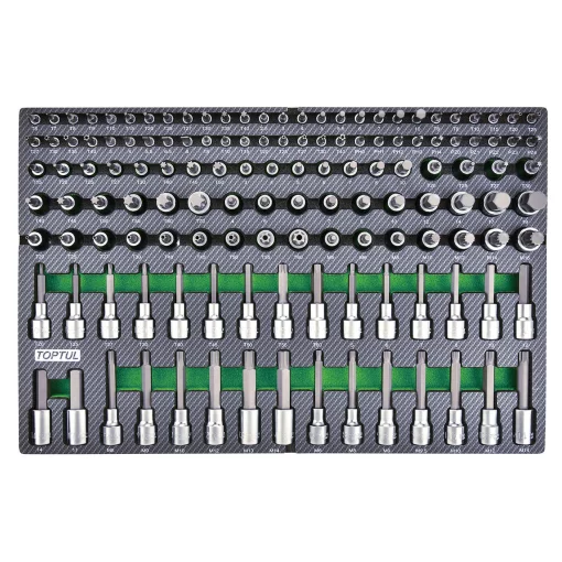 Візок з інструментом (BUMPER SERIES) 7 секцій 340ед. сірий TOPTUL GE-34029