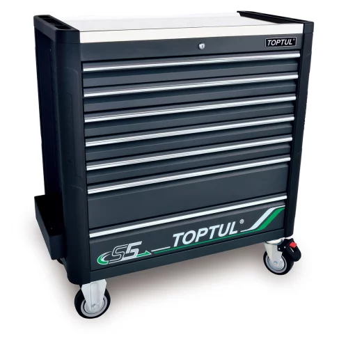 Візок з інструментом (BUMPER SERIES) 7 секцій 413ед. сірий TOPTUL GE-41330