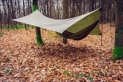 Гамак Neo Tools, з москітною сіткою, матеріал нейлон 210T, 330x140см, до 200кг, шнури, сумка для перенесення, зелений