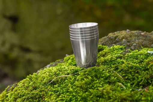 Стакани туристичні Neo Tools, 6шт, 30мл, нержавіюча сталь, чохол