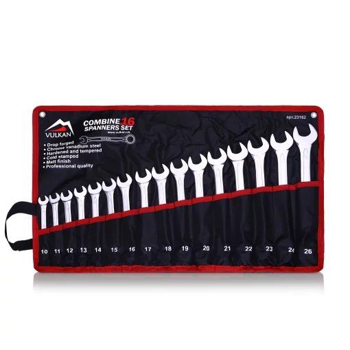 Набір ключів комб. 10-26мм 16од. чохол