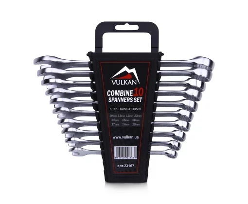 Набір ключів комб. 10-19мм 10од. на пластику