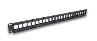 Рама Legrand LINKEO 19", 1U, для складальної патч-панелі 24 порти, UTP/FTP, набірна, чорна