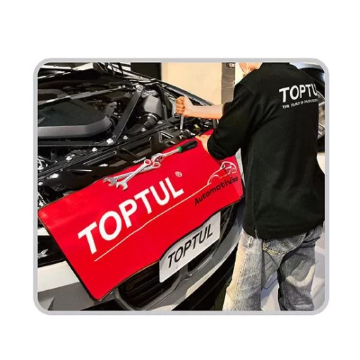 Накидка вінілова захисна на крило 1050x400 мм з магнітами TOPTUL JJAQ1102