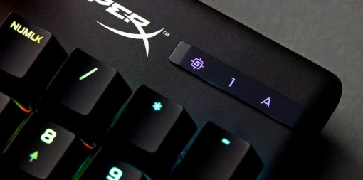 Клавіатура механічна HyperX Alloy Origins PBT 104key, AqUK, USB-A, EN/UA, RGB, чорний