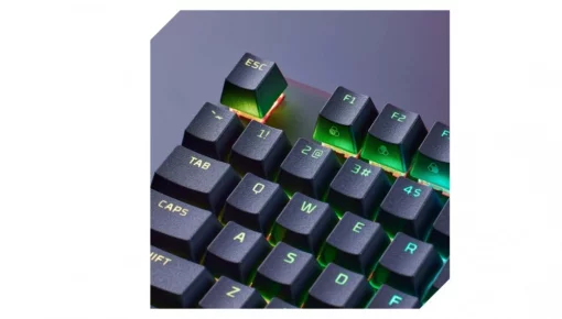 Клавіатура механічна HyperX Alloy Origins Core PBT 87key, AqUK, USB-A, EN/UA, RGB, чорний