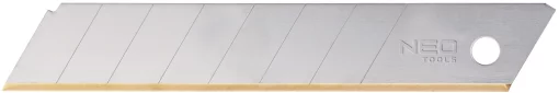 Лезо сегментоване Neo Tools, 18х0.5мм, край з титановим покриттям, 10шт