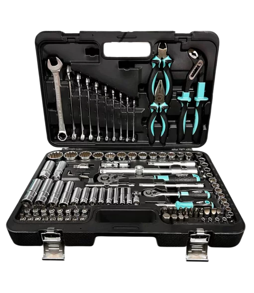 Набір інструментів 104од.1/4"-1/2" 4-32мм універсальний