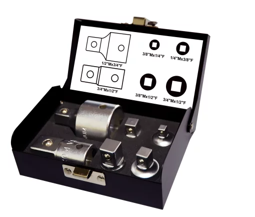 Набір перехідників під головки 6од. мет.кейс