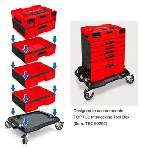 Платформний візок для модульних ящиків TOPTUL TCC0107