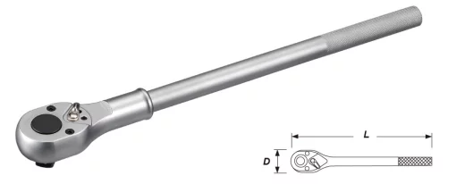 Трещітка 1" 670мм 24 зуба