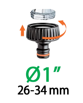 Адаптер 3/4"-1"В для конектора поливального шлангу