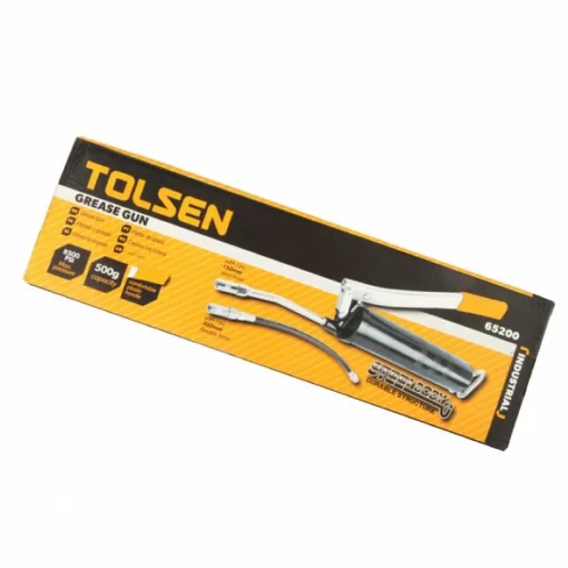 Шприц для мастила Tolsen Профі, об’єм 400см, тиск до 8500 psi, шланг 150-300мм