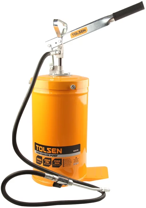 Нагнітач мастила Tolsen ручний, тиск 2500psi, шланг 1500мм, завантаження 16кг