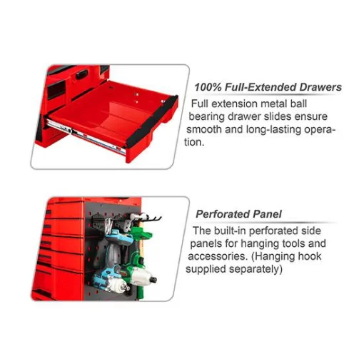 Висувний ящик глибокий модульний для TBCE0202 TOPTUL TEAK4602