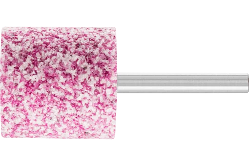 Шліфувальна головка абраз. d-32*32мм циліндр., хв.-6мм, Р-24, тверд. M для метал. ZY3232 6 ADW24M5V рожева