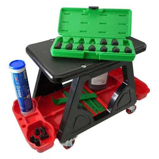 Стілець пластиковий багатофункціональний для автосервісу G.I.KRAFT GI36001