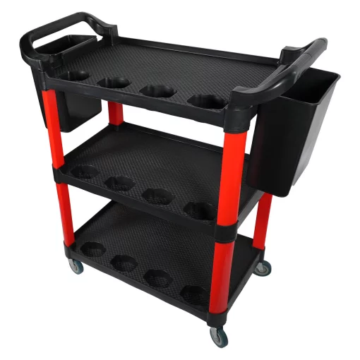 Візок інструментальний пластиковий (3 відкриті полиці,2 навісні ящики) (SF6006) G.I. KRAFT GI37105