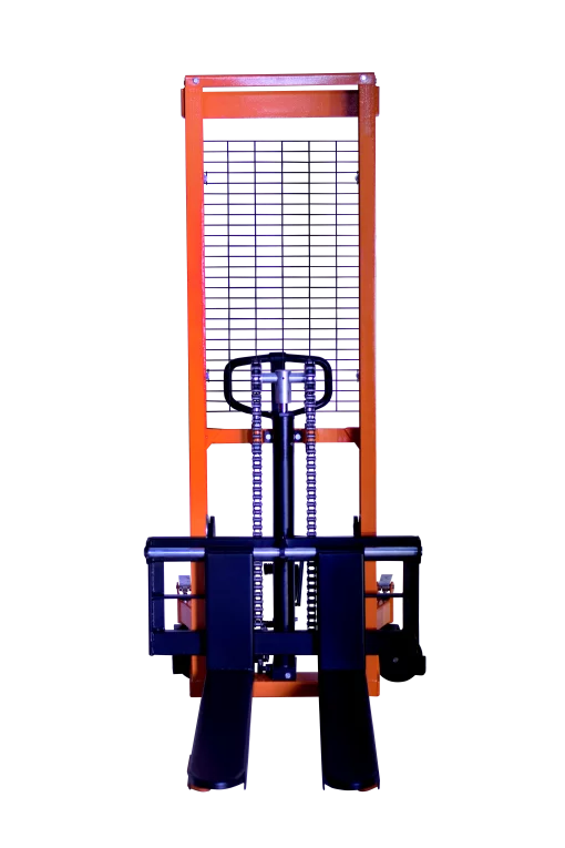Штабелер гідравлічний  2000кг, підйом-1,6м, довжина вил 1,1м, колір - жовтий