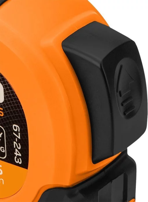 Рулетка Neo Tools Super Black, 5мx25мм, з фіксатором змотування, магніт