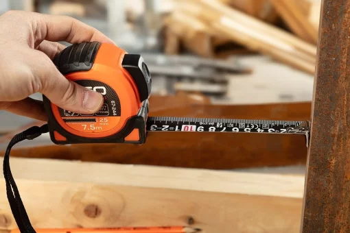 Рулетка Neo Tools Super Black, 7.5мx25мм, з фіксатором змотування, магніт