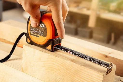 Рулетка Neo Tools Super Black, 10мx25мм, з фіксатором змотування, магніт