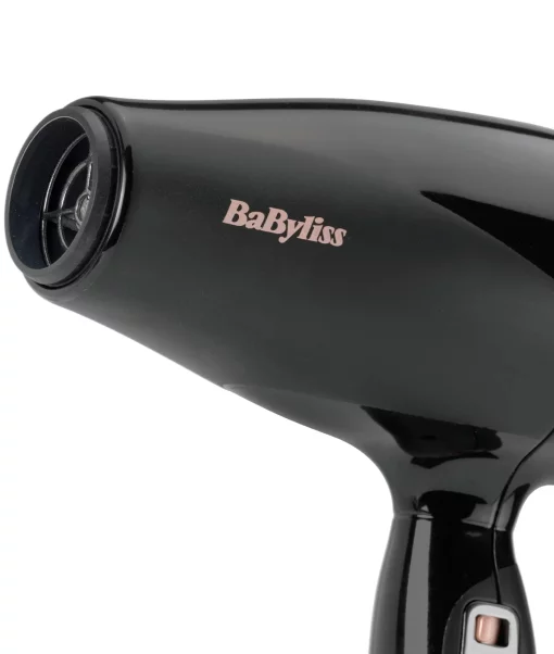 Фен Babyliss Air Power Pro, 2300Вт, 3 режими, дифузор, іоніз-я, хол. обдув, кераміка, чорно-рожевий