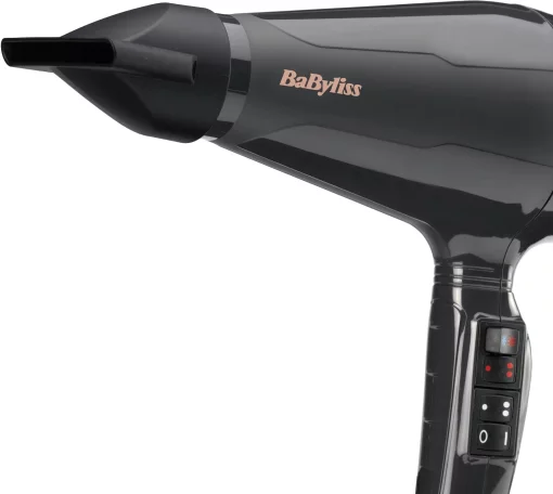 Фен Babyliss Air Pro, 2200Вт, 2 режими, дифузор, іоніз-я, хол. обдув, чорний