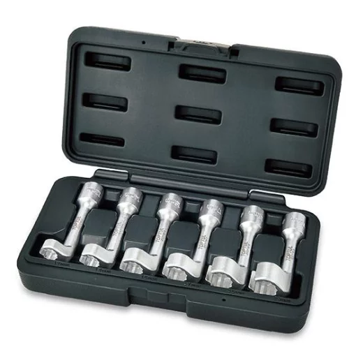 Набір спецключів для паливних трубок дизельних форсунок 1/2" 12-19 мм 6 од.  TOPTUL JGAI0605