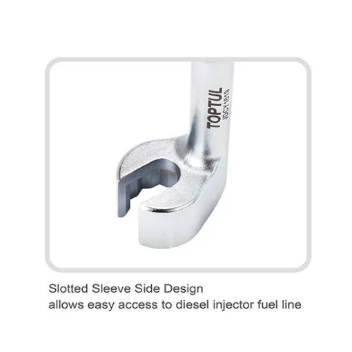 Набір спецключів для паливних трубок дизельних форсунок 1/2" 12-19 мм 6 од.  TOPTUL JGAI0605