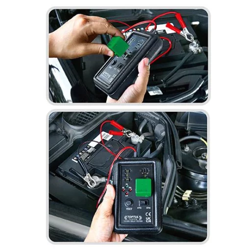 Тестер автомобільних реле 12V/24V, 4-pin/5-pin TOPTUL EAAE0124